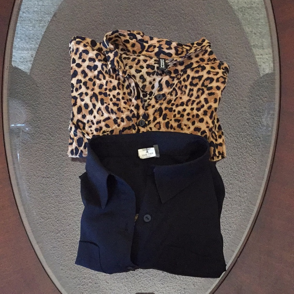 - - Set 2 top divided and love tree size small